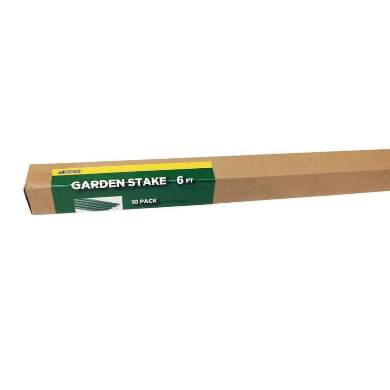 6 ft. Polyethylene Coated Garden Stakes Support Plants Weatherproof (10-Pack) gallery