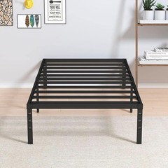 Metal Bed Frame Squeak Resistant Multi Angle Support Easy Assembly Storage New