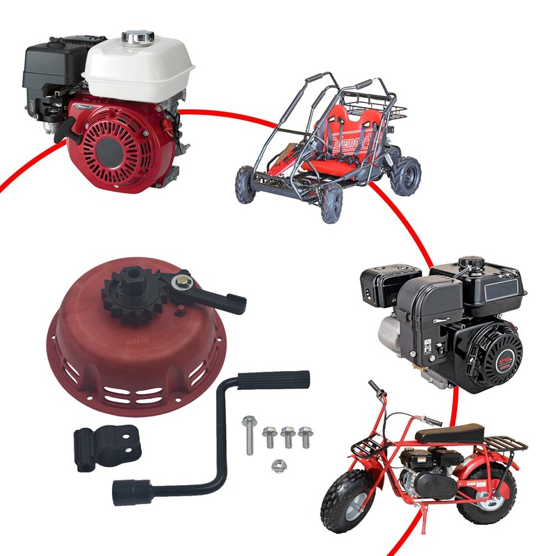 Easy Quick Pull Start Recoil Starter Assembly for Predator 212 Coleman B200R gallery