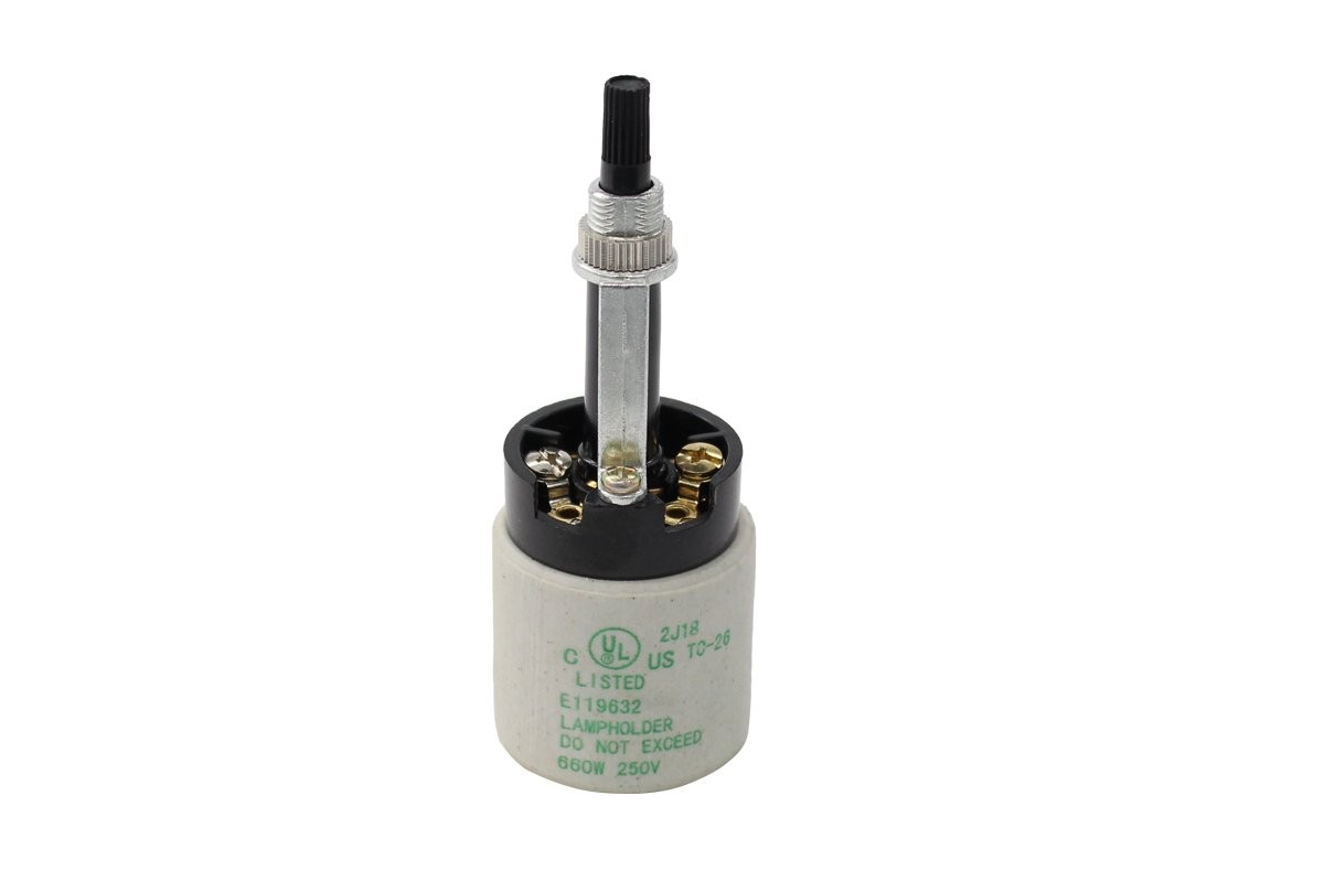 Universal Porcelain Ceramic Rotary Socket Knob Switch E26 Light 250W 660W... gallery