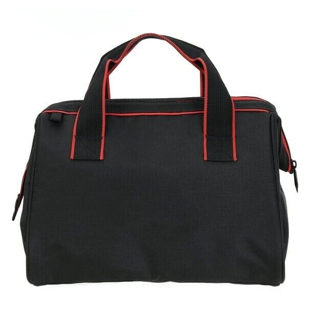 Hyper Tough 12-inch Polyester Tool Bag, with Full-Length Zipper and Double Strap gallery