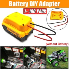 Power Connector DIY Battery Adapter Holder Dock For DeWalt 18V/20V Max Battery