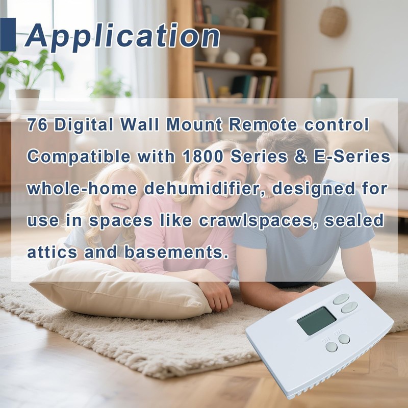 76 Digital Wall-Mount Dehumidifier Control – Compatible with AprilAire 1700/1... gallery