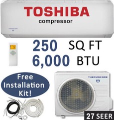 6000 – 7000 BTU 27 SEER Ductless Mini Split Air Conditioner HYPER Heat Pump WIFI