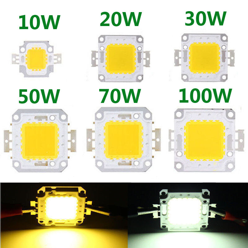 COB LED Chip Lights High Power SMD Bulb 100W 50W 70W 30W 20W 10W Floodlight Lam gallery