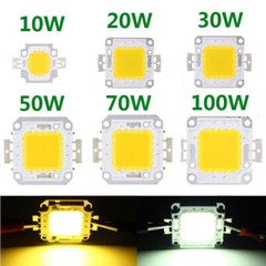 COB LED Chip Lights High Power SMD Bulb 100W 50W 70W 30W 20W 10W Floodlight Lam