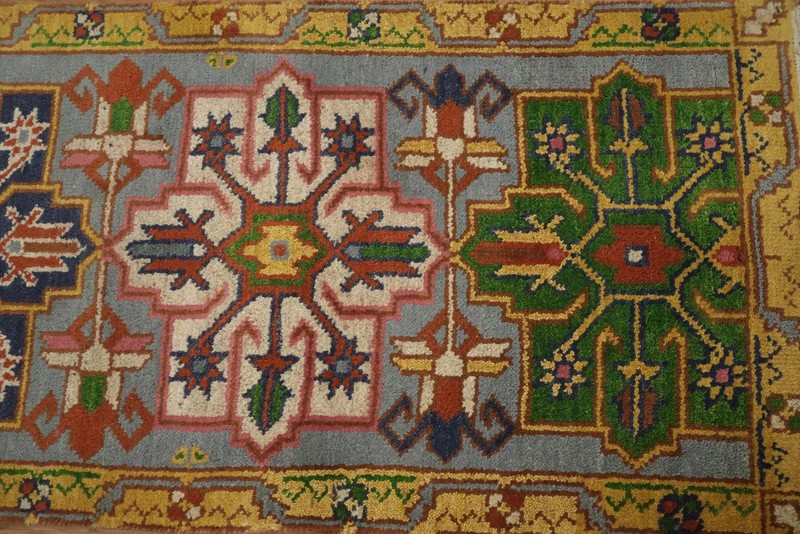 Colorful 8ft Geometric Tribal Pattern Runner Rug gallery