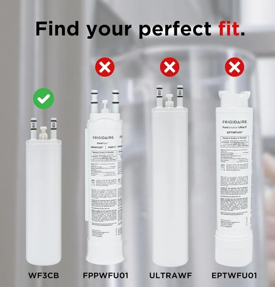 Frigidaire WF3CB PURESOURCE3 Refrigerator Water Filter White, Count Pack of 1 gallery