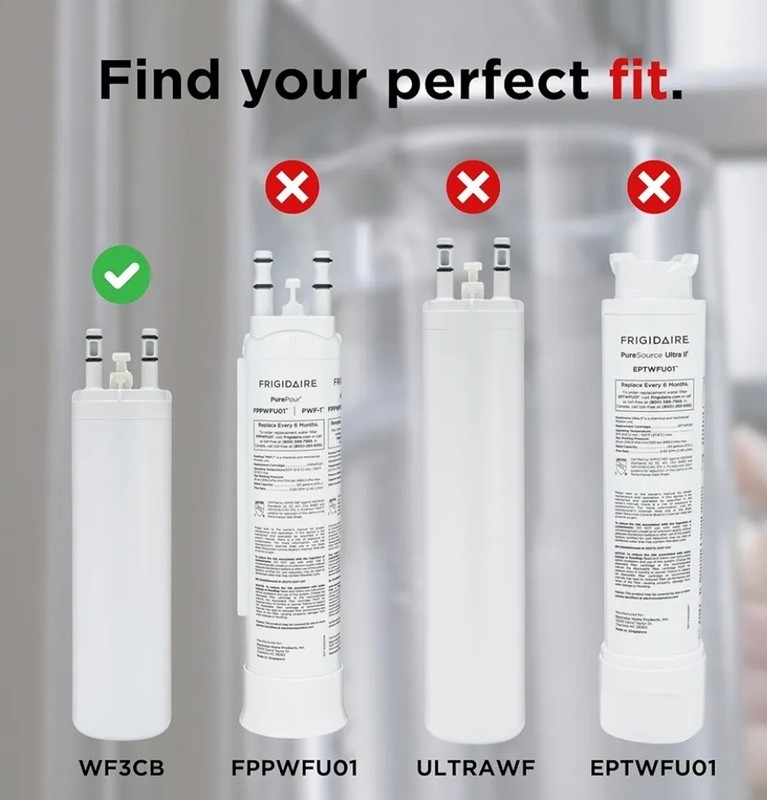 Frigidaire WF3CB PURESOURCE3 Refrigerator Water Filter White, Count Pack of 1 gallery