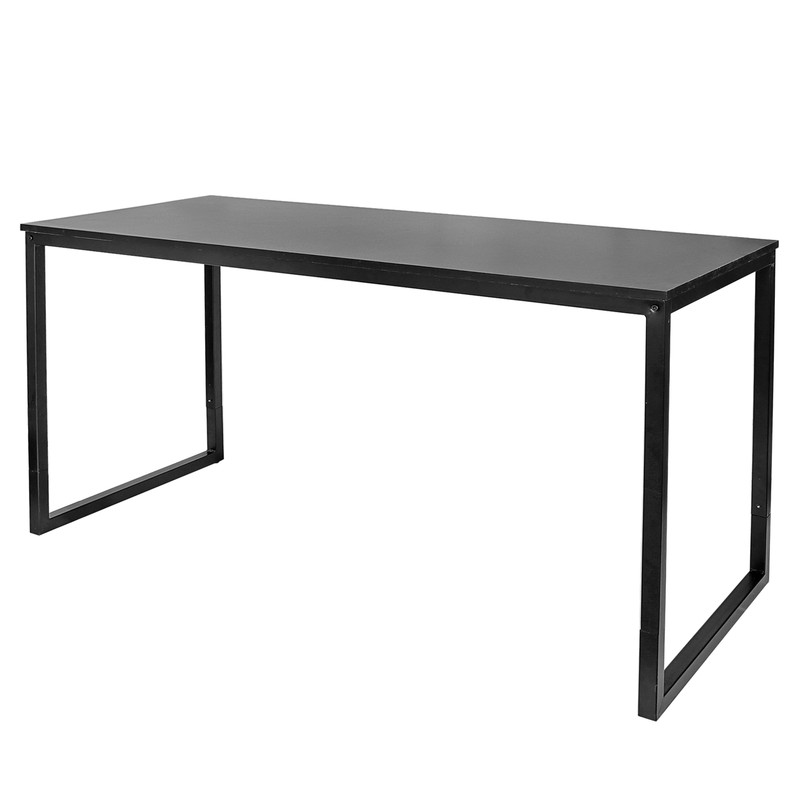 47" Home Office Computer Desk Writing Modern Simple Study Espresso Style Desk gallery