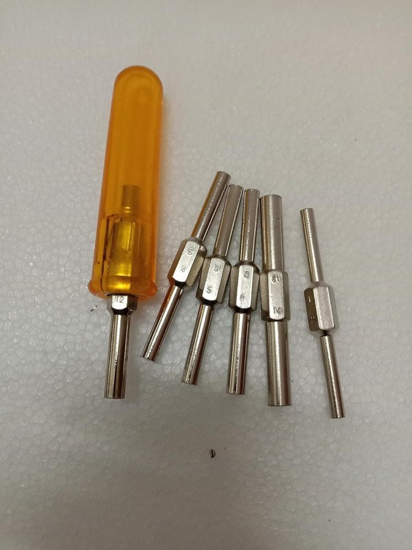 Clock Winding & Let Down Release Tool (Sizes 2.5-5.75mm) - Mainspring Let Dow... gallery