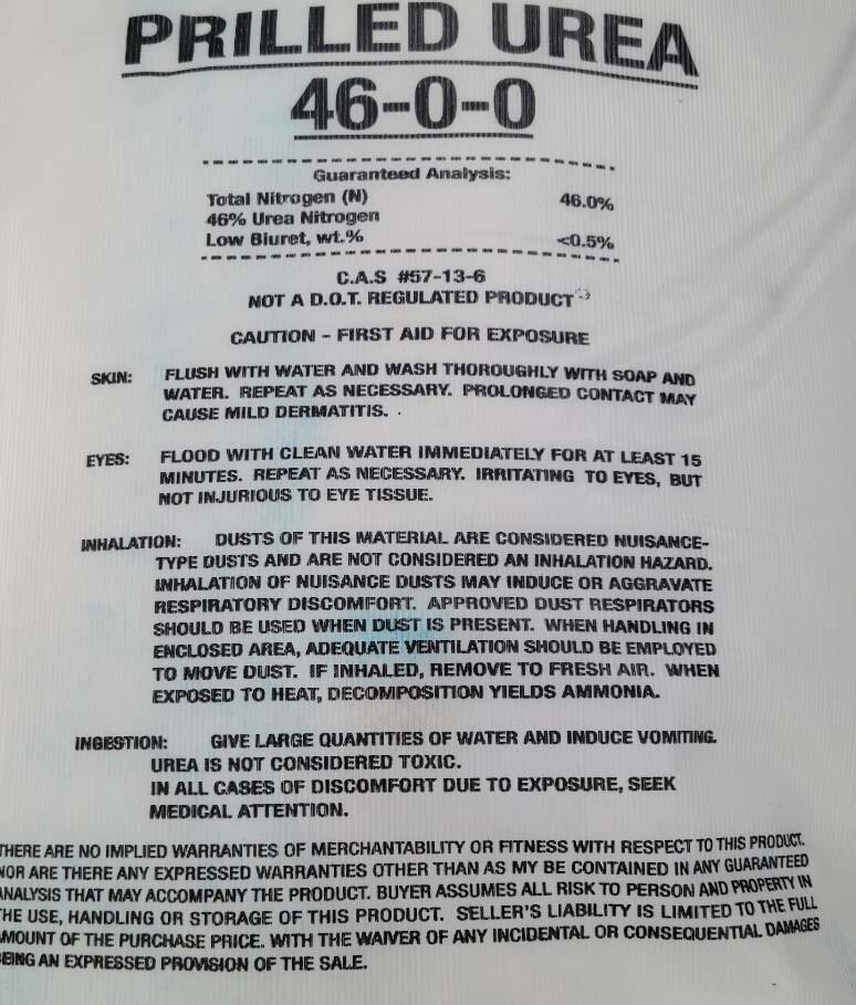 Nitrogen 46 0 0 Urea Fertilizer great for lawns, gardens, deer food plots gallery