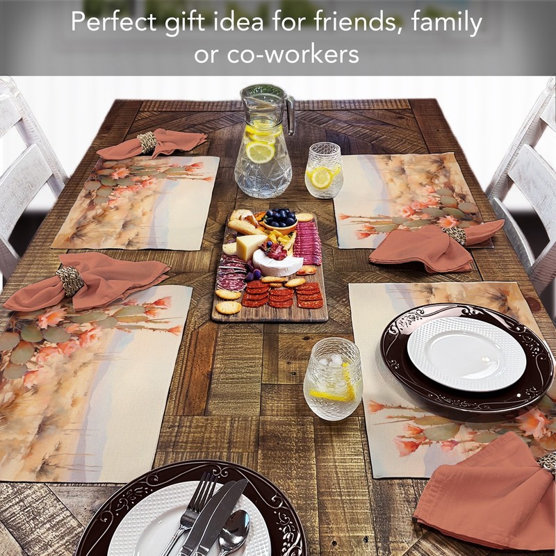 Desertscape 4-Pack Poly-Cotton Blend Placemats Manufactured in The USA gallery