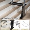 Ladder Stabilizer Extender Pro 13.4 -19 Adjustable Height Black Toriexon High gallery