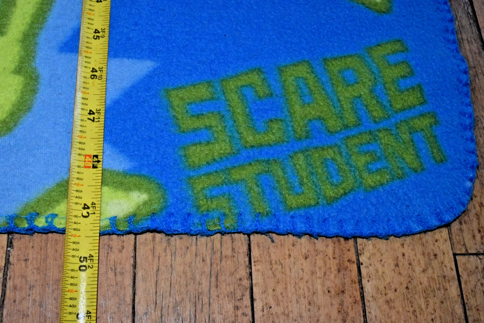Fleece Throw Blanket Monsters University Scare Student Mike Wazowski 40 X 35 In gallery