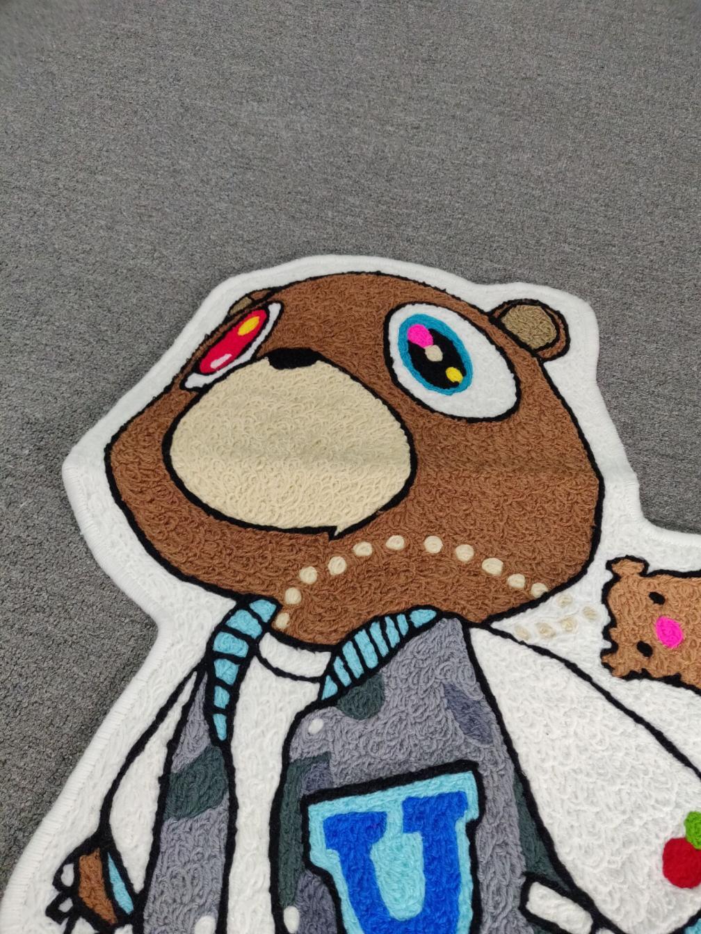 Kanye West Graduation Bear Floor Mat Washable Area Runner Rug Living Room Carpet gallery