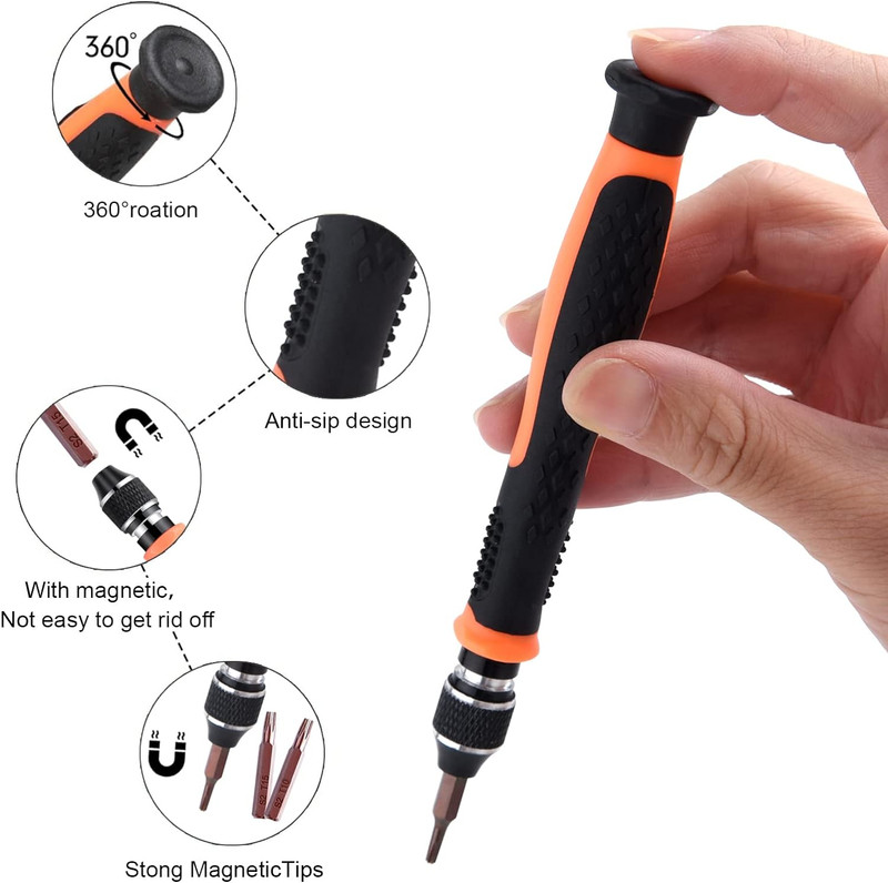 10 in 1 Interchangeable Magnetic Torx Screwdriver Set - T2 T3 T4 T5 T6 T7 T8 T9 gallery