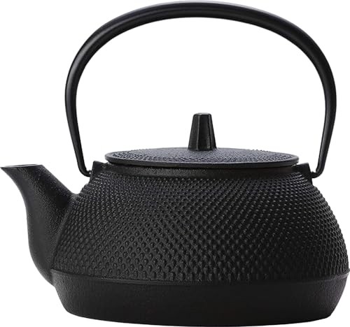 Iwachu Iron Kettle Black Print 0.65L Induction Safe #5 New Arare 12822 Teapot gallery