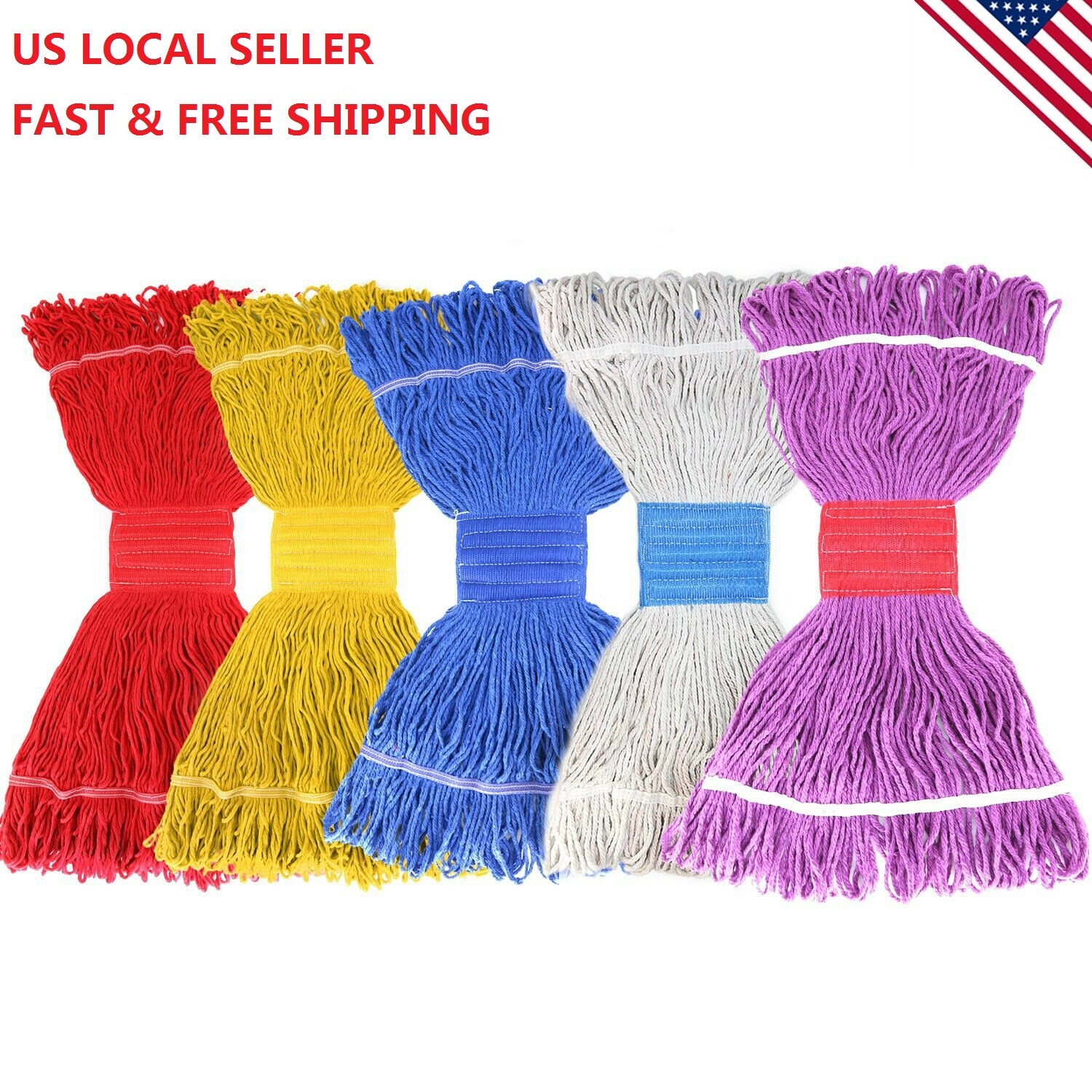 Industrial Grade Wringer Mop Head Refill Heavy Duty Loop End String Mop Refills gallery