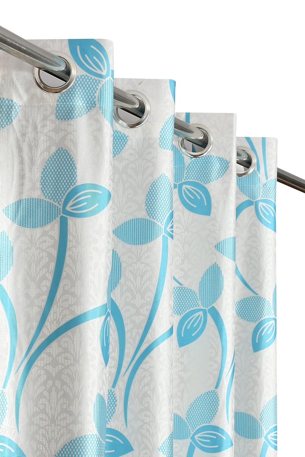 New 2 Piece Eyelet Polyester Door Curtain Set - 7 feet gallery