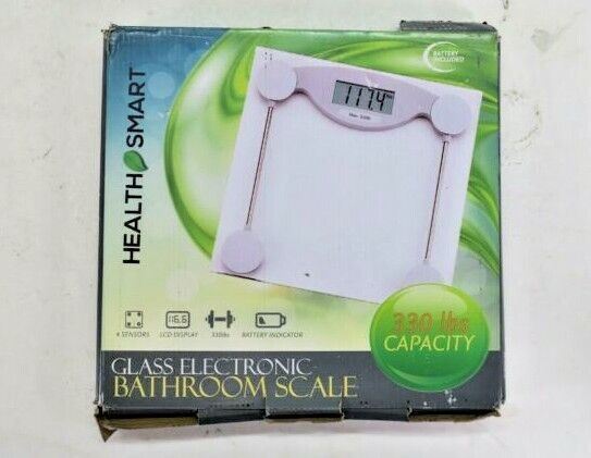 Health Smart Tempered Electronic Weight Watcher Gym Fitness LCD Bathroom Scale gallery