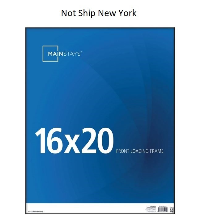 Mainstays 16x20 Front Loading Wall Picture Frame, Black gallery