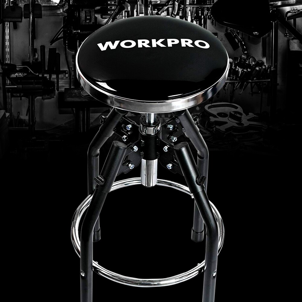 Shop Stool Garage Bar Stool Heavy Duty Adjustable Hydraulic w/330-Pound Capacity gallery