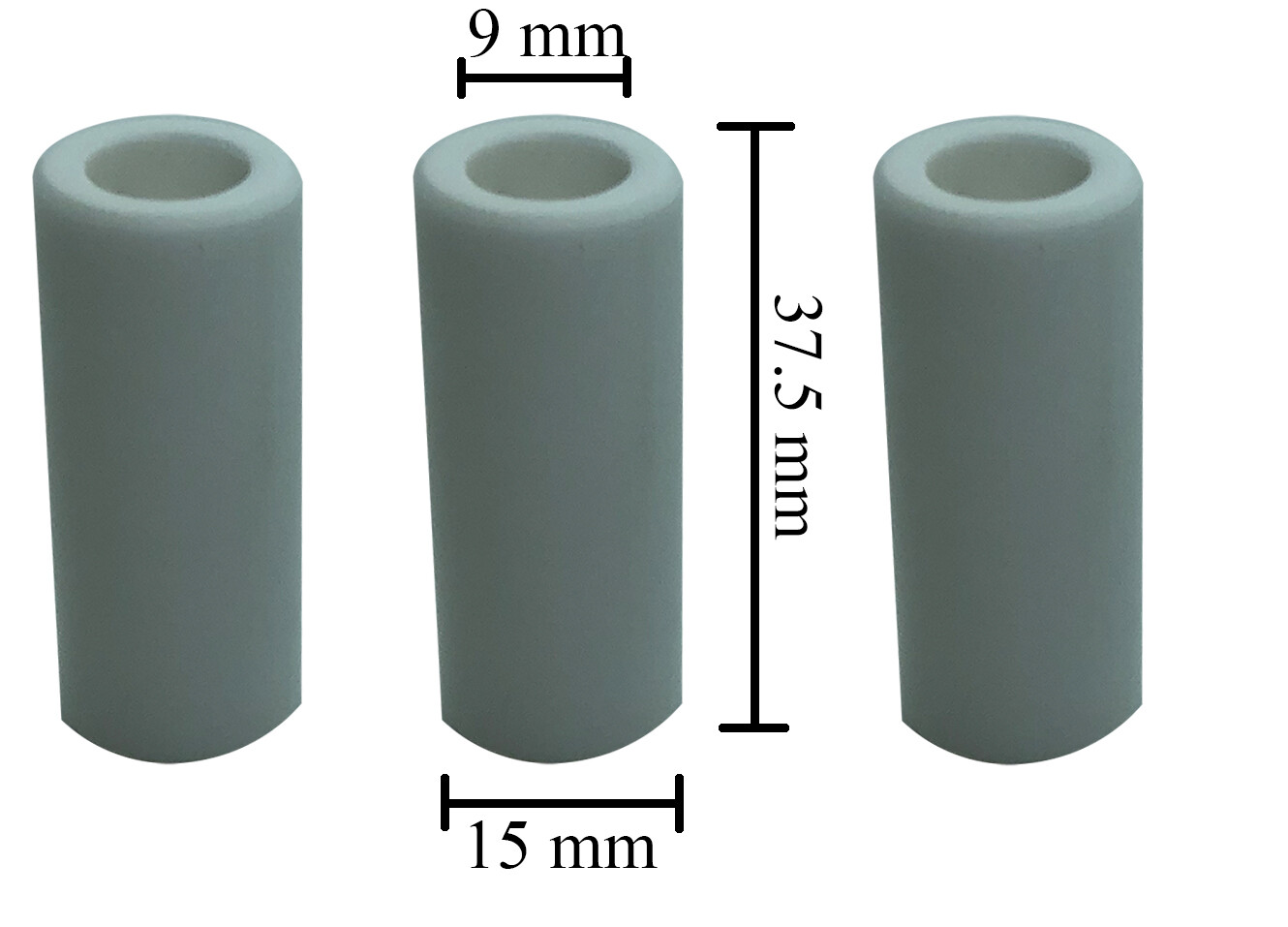 3-pack General Pump 52040009 Replacement CERAMIC PISTON 15mm fits EZ TX Pumps gallery