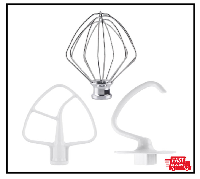 3-Piece Kit Attachments for Kitchenaid Tilt-Head Stand Mixer, Accessories Stainl gallery