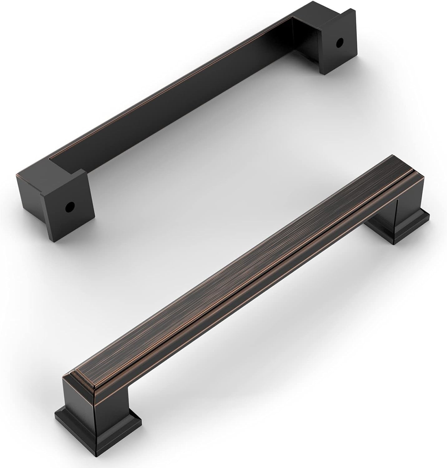 Oil Rubbed Bronze 5in (128mm) Drawer Handle Cabinet Pull (Pack of 9) gallery