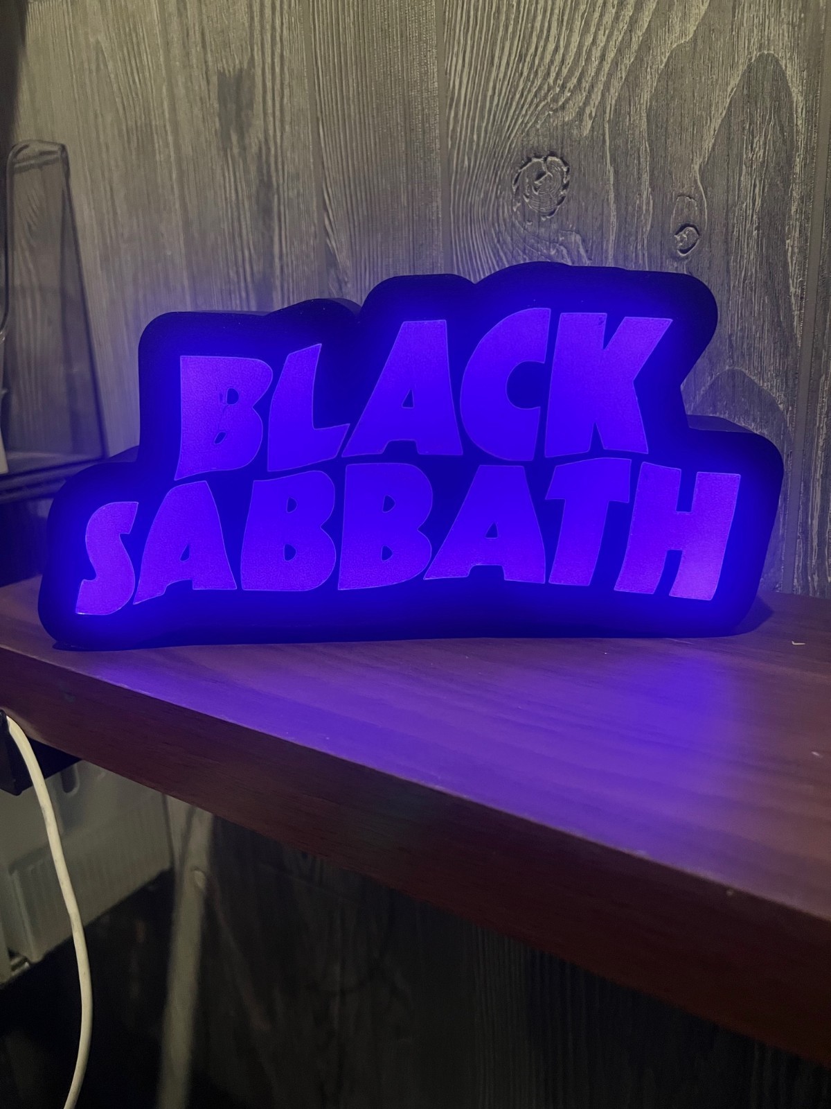 Black Sabbath LED Sign – 5V Dimmable Light – Rock Band Decor – 9 X 6 gallery