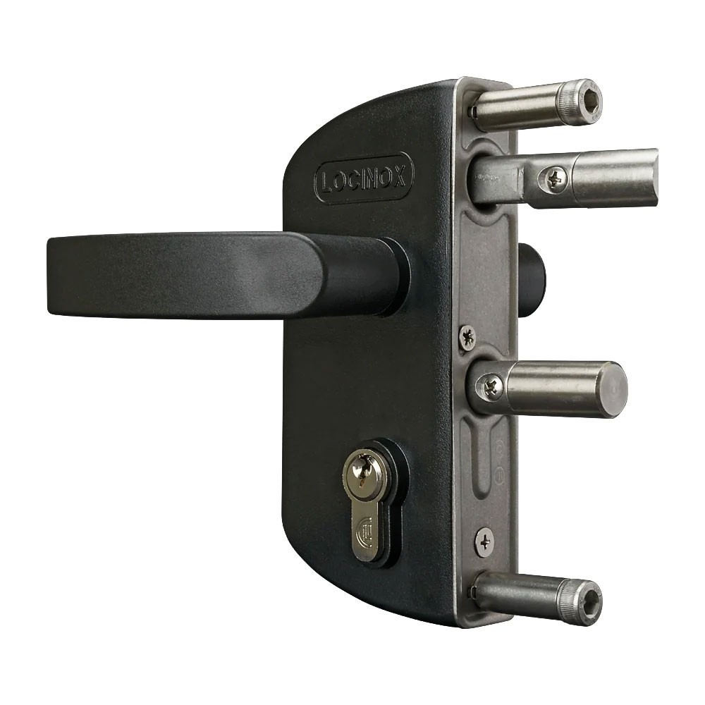 Locinox Surface Mounted Garden Gate Lock Black gallery