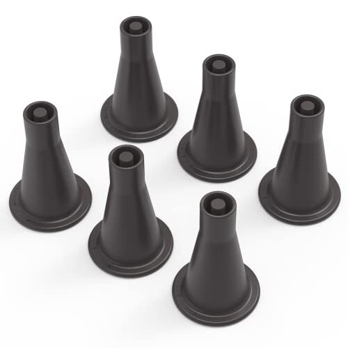 6 Pack Plastic Bed Frame Feet That Replace Wheels on Bed Frame for Stationary gallery