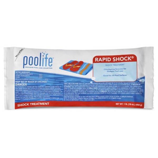 Poolife RapidShock 68% Chlorine Pool Shock 1 lb Bag EPA : 1258-913 gallery