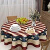 American Flag Tablecloth Round 60 Inch 4th of July Memorial Day Patriotic Table gallery