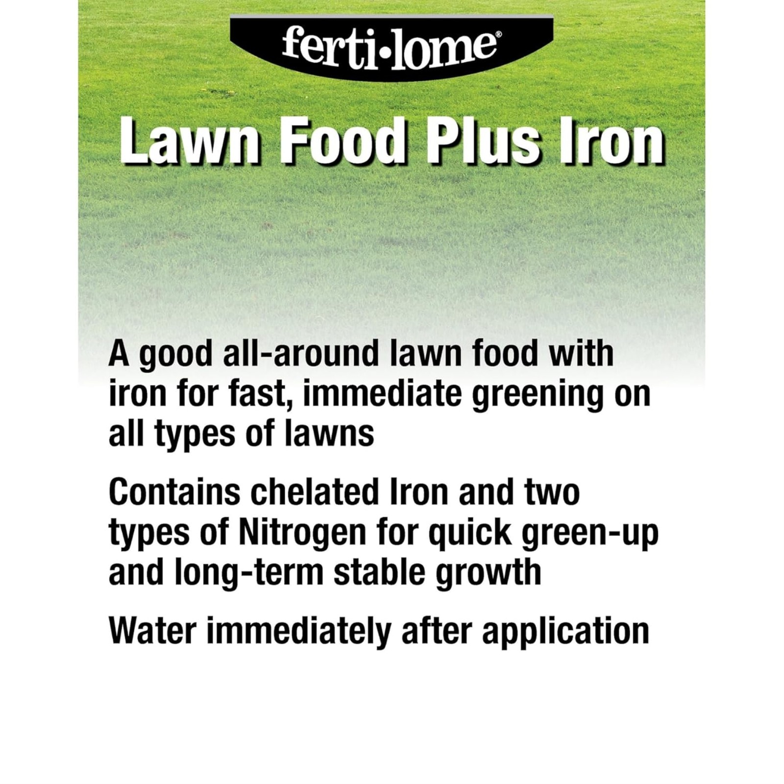 Voluntary Purchasing Group  10755 Fertilome Lawn Food Plus Iron, 20-Pound gallery
