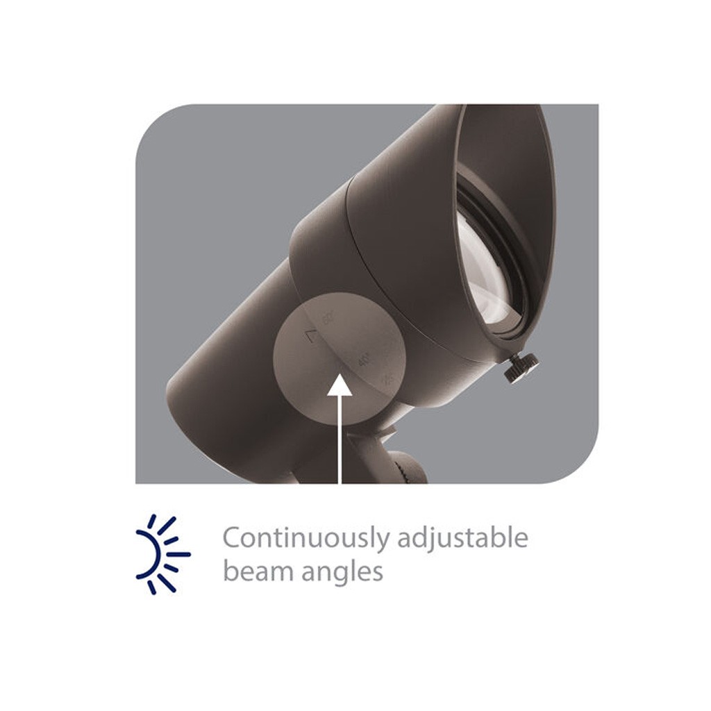 WAC 5011-27BZ • 18W LED Uplight • Adjustable Beam and Lumens, 3000K• Bronze gallery