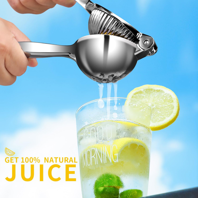 Lemon Squeezer, Max Extraction Hand Press Lemon Juicer, Heavy Duty Manual Orange gallery
