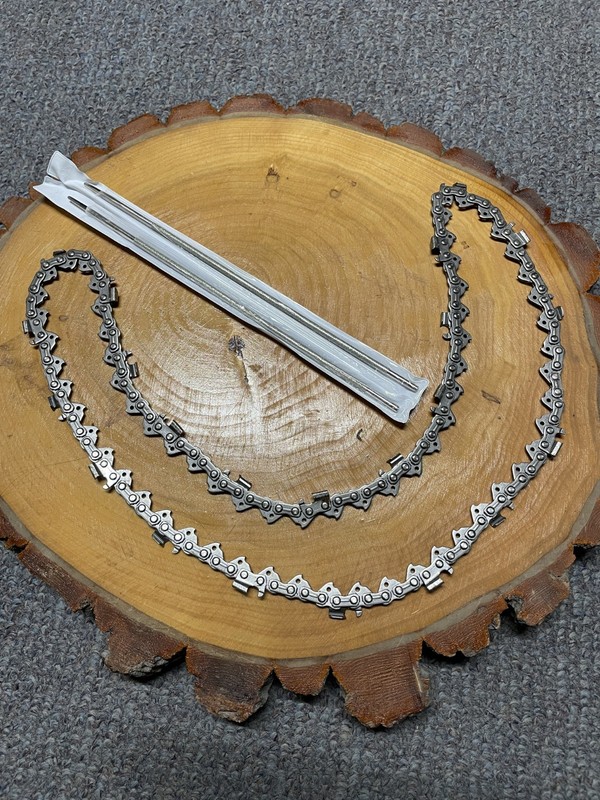 24" Solid Carbide Tipped Chain 3/8" x.058 x 84 DL 2-Pack Files For Husky saws gallery