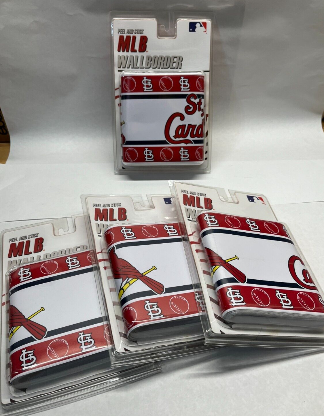 MLB ST. LOUIS CARDINALS Baseball Self Peel and Stick Wall Border Peel Wallpaper gallery