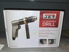 JET 1/2 Reversible Pneumatic Drill (Model JAT-601). Made In The USA