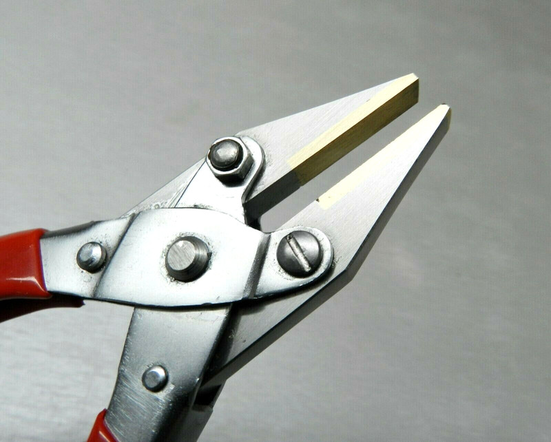Parallel Action Flat Nose Pliers Brass Jaw with PVC Coated Handles 8" - 200mm gallery