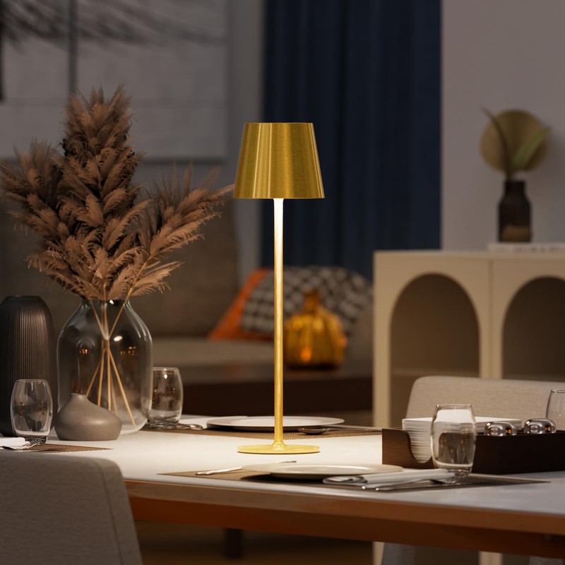 2 Pack Rechargeable Cordless Table Lamps, 5200mAh Battery Operated Lamp Porta... gallery