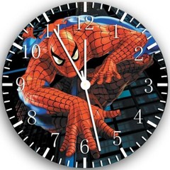 Spiderman Wall Clock X01 Personalized option with adding name