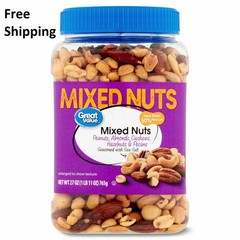Great Value Mixed Nuts with Peanuts, 27 oz