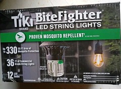 TIKI Brand BiteFighter LED String Lights – Mosquito Repellent –