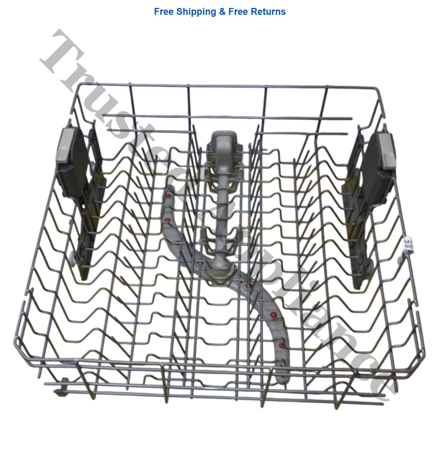 OEM Original Whirlpool Dishwasher Upper Dishrack w Wheels W10350382 WPW10350382 gallery