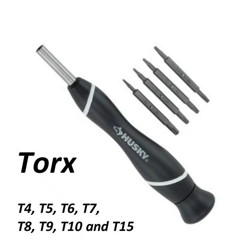 NEW - Husky 8-In-1 Torx Screwdriver Set 74502 - T10 T15 T8 T7 T6 T5 T4 gallery