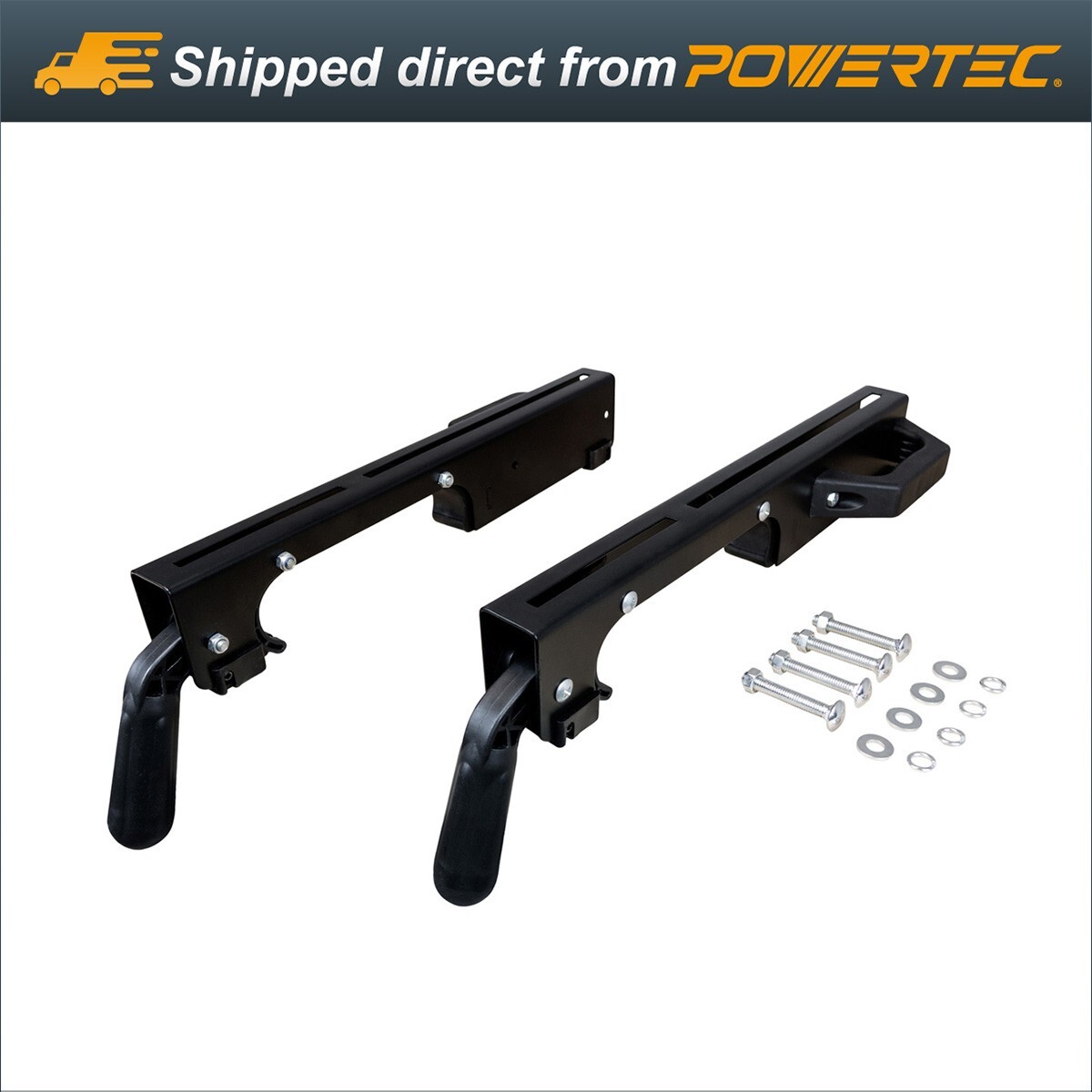 POWERTEC 2pcs Miter Saw Stand Universal Mounting Brackets MT4000MBA gallery