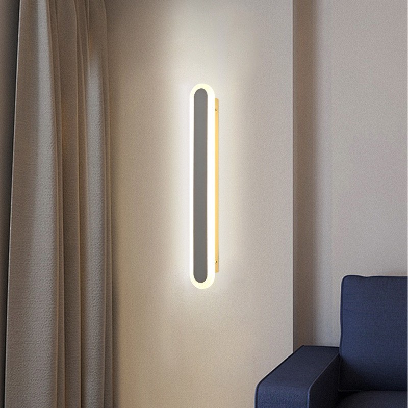 Modern Minimalist Led Wall Light Bedside Bedroom Corridor Stair Porch Lamp gallery
